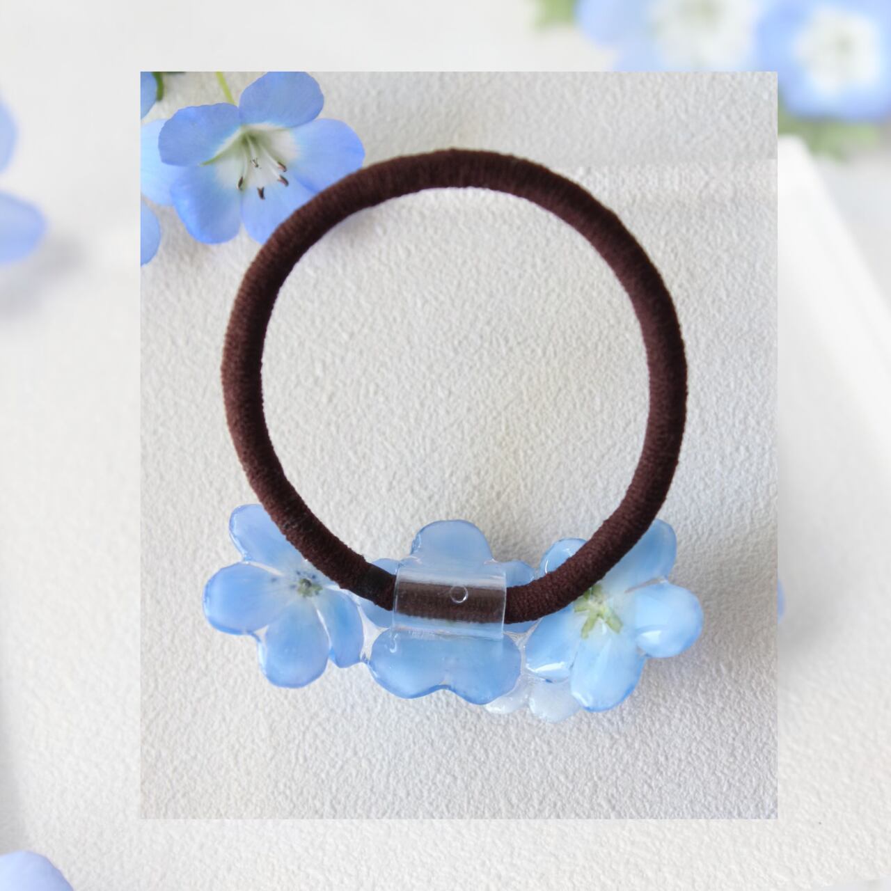 じゃらじゃら ヘアゴム お花❁モチーフ♡ワークランプ じゃらじゃら