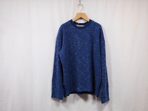 TOHNAI”CREW NECK SWEAT BLUE”