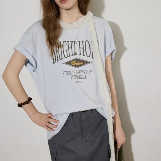 プリントグラフィック 半袖 Tシャツ L1400
