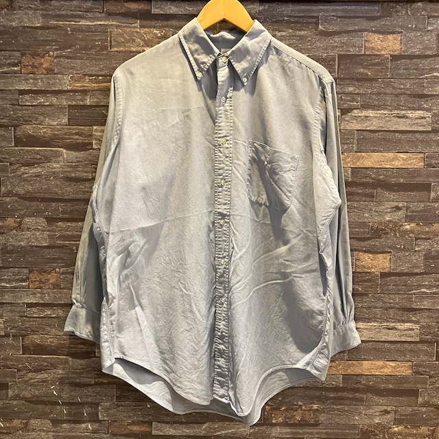 BROOKS BROTHERS OXFORD B.D SHIRT SAX 1990'S OLD 状態考慮