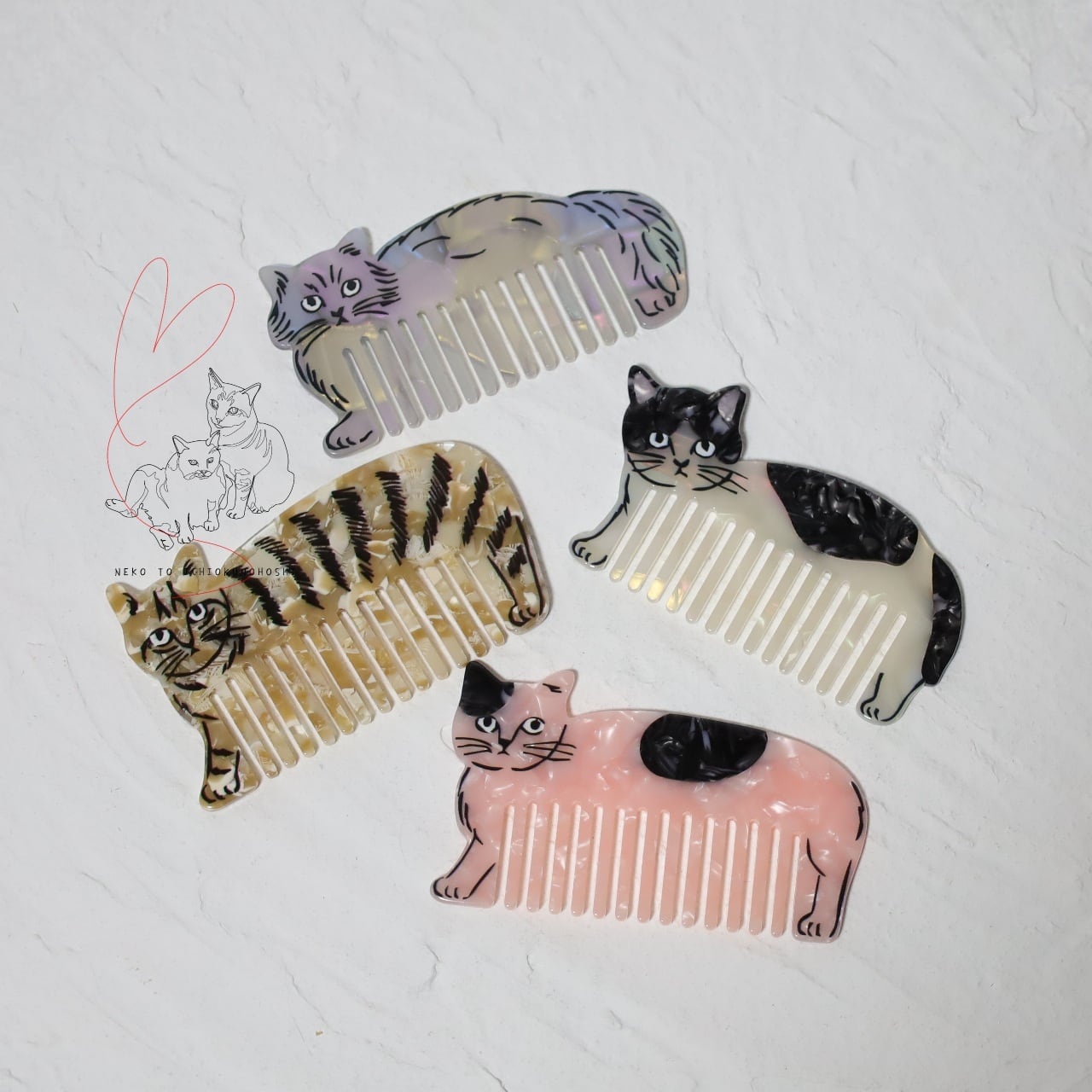 Matsuo Miyuki Cat Comb 松尾ミユキ 猫のコーム各種 | 猫とイチオクノホシ