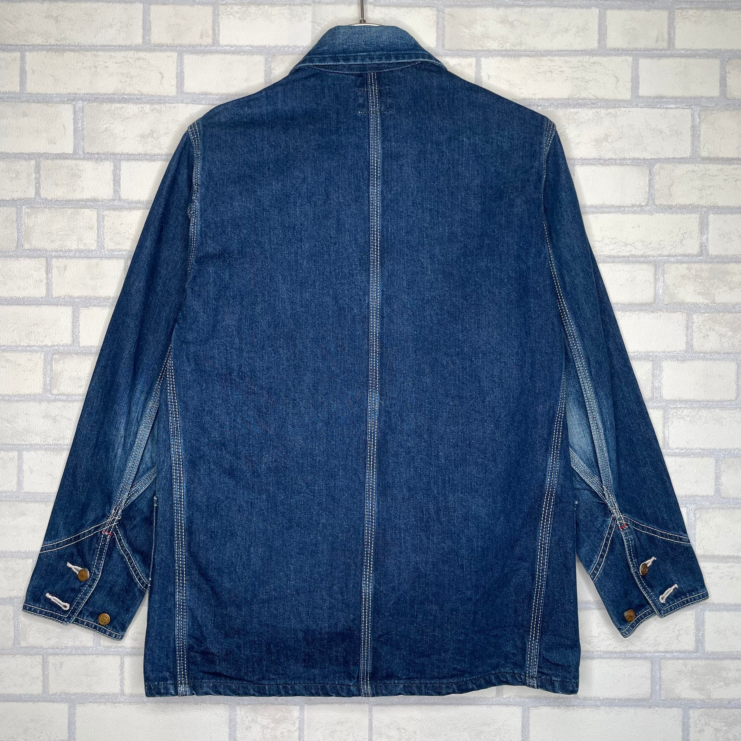 BEAMS BOY デニムジャケット M インディゴブルー ワッペン ポケット 