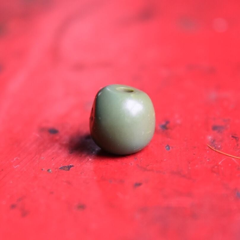 チベタンターコイズ 丸型 小粒オリーブ