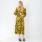 yellow frowers dress