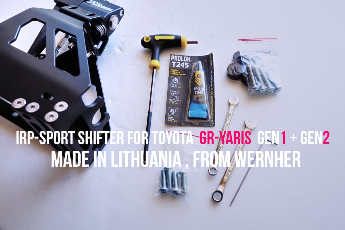 IRP SPORT SHIFTER GR-YARIS Gen1 & Gen2 | WERNHER WEB SHOP