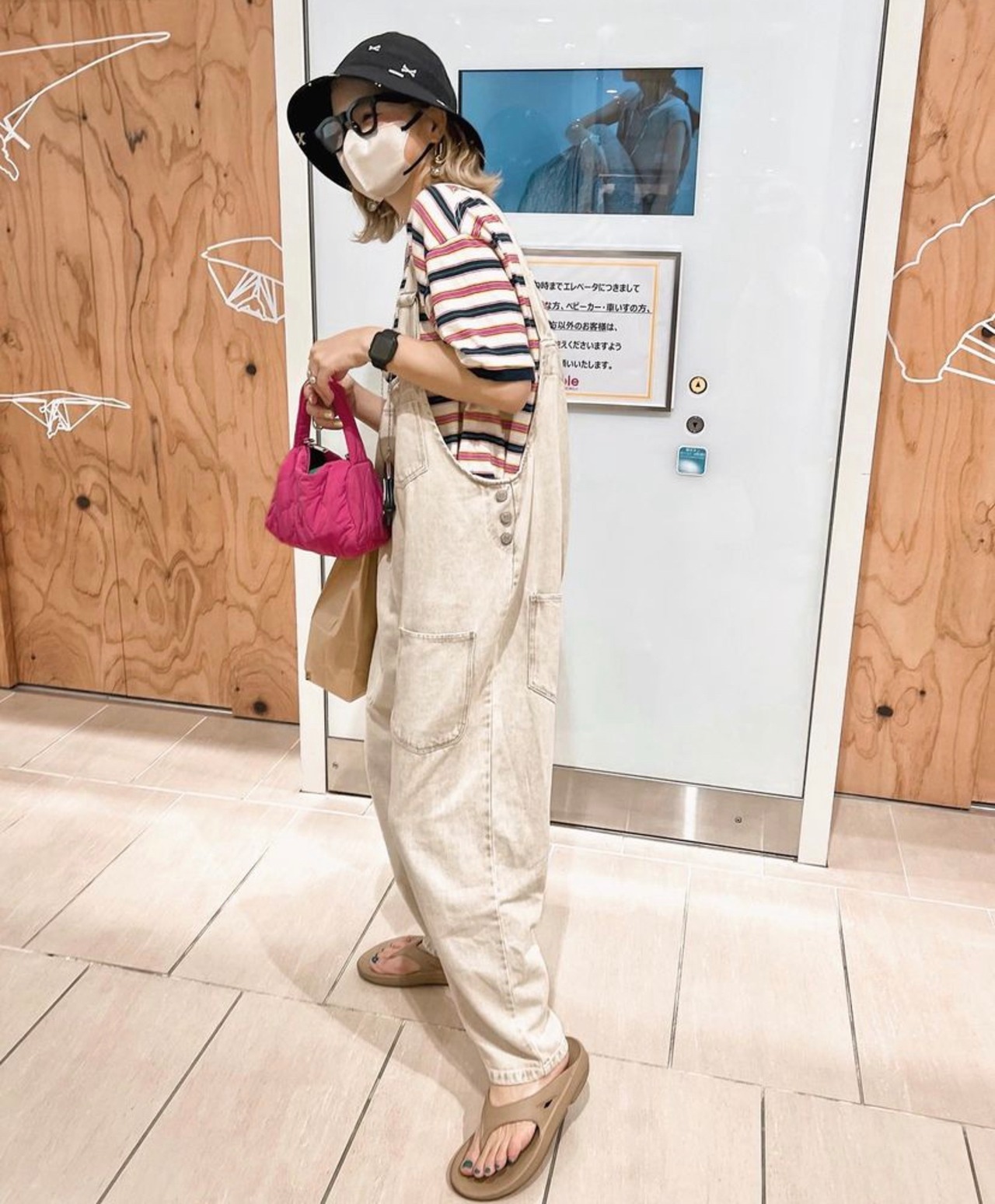 vintagewashdenimサロペット／vintage white