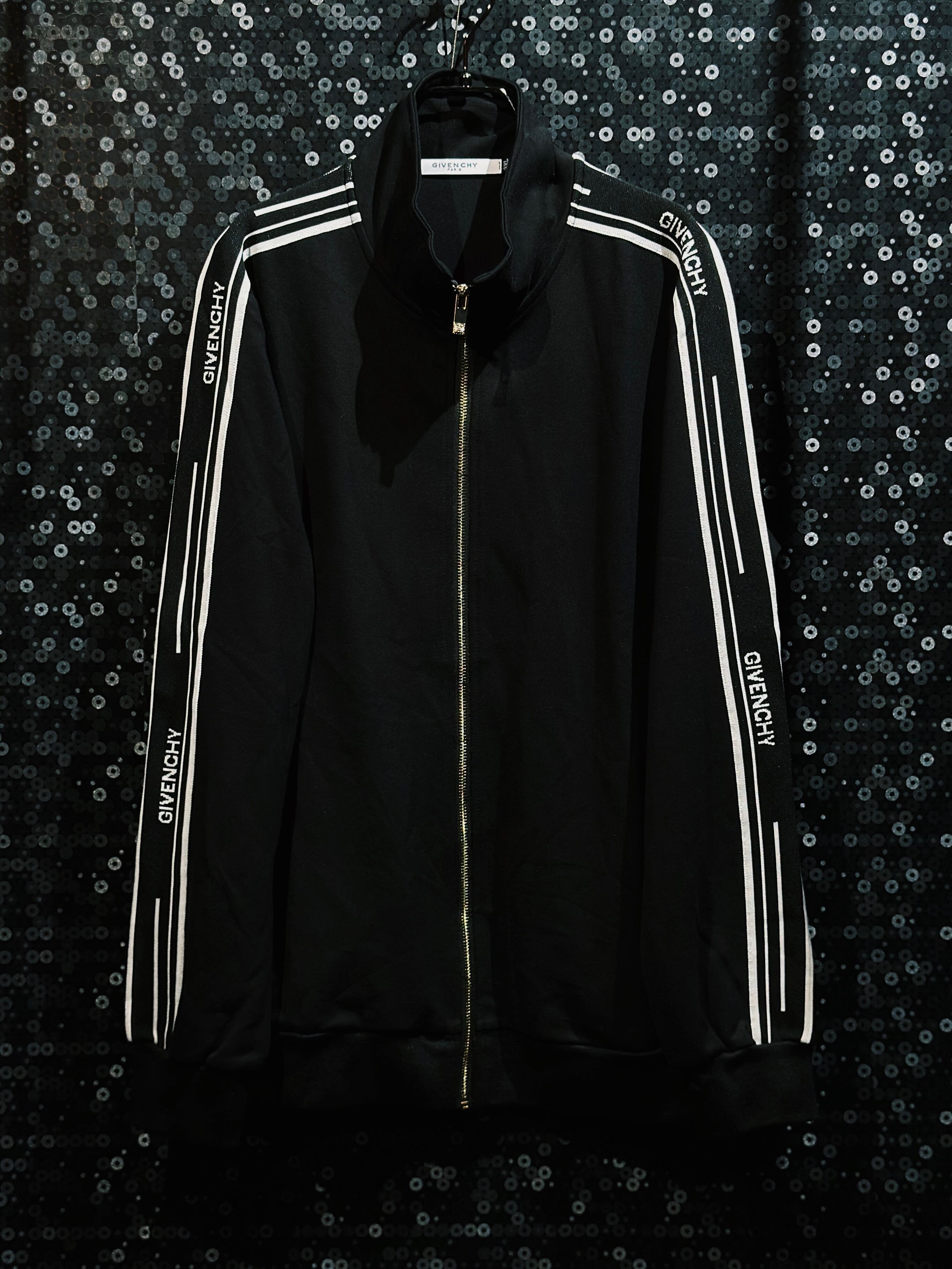 【ÆIEM】"GIVENCHY" gold zip stand neck track jacket