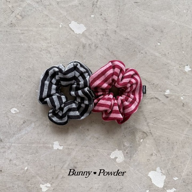 【取寄】bunny powder｜knit scrunchie｜ニットシュシュ｜FREE｜kids&jr｜26 autumn