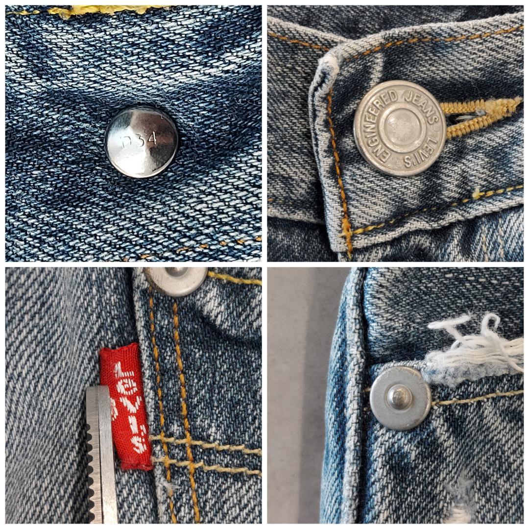 リーバイス エンジニアード ジーンズ W33 00s 青 古着 立体 20198 | fuufu