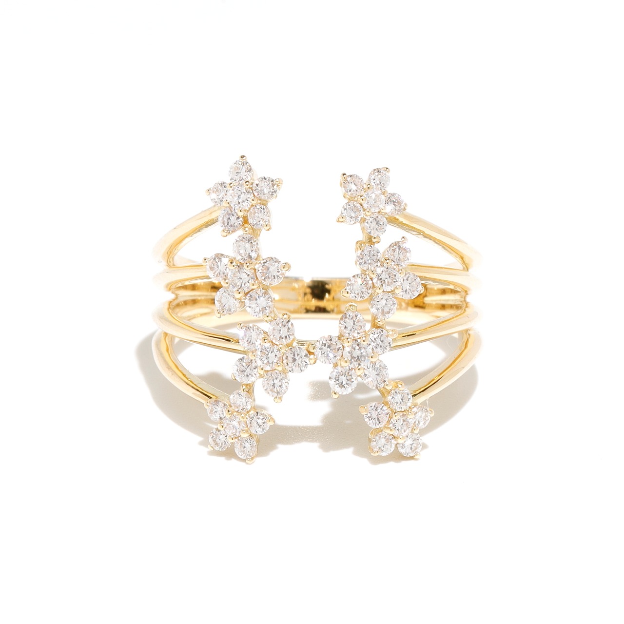 ダイヤモンド デザインリング K18 / 0.700ct