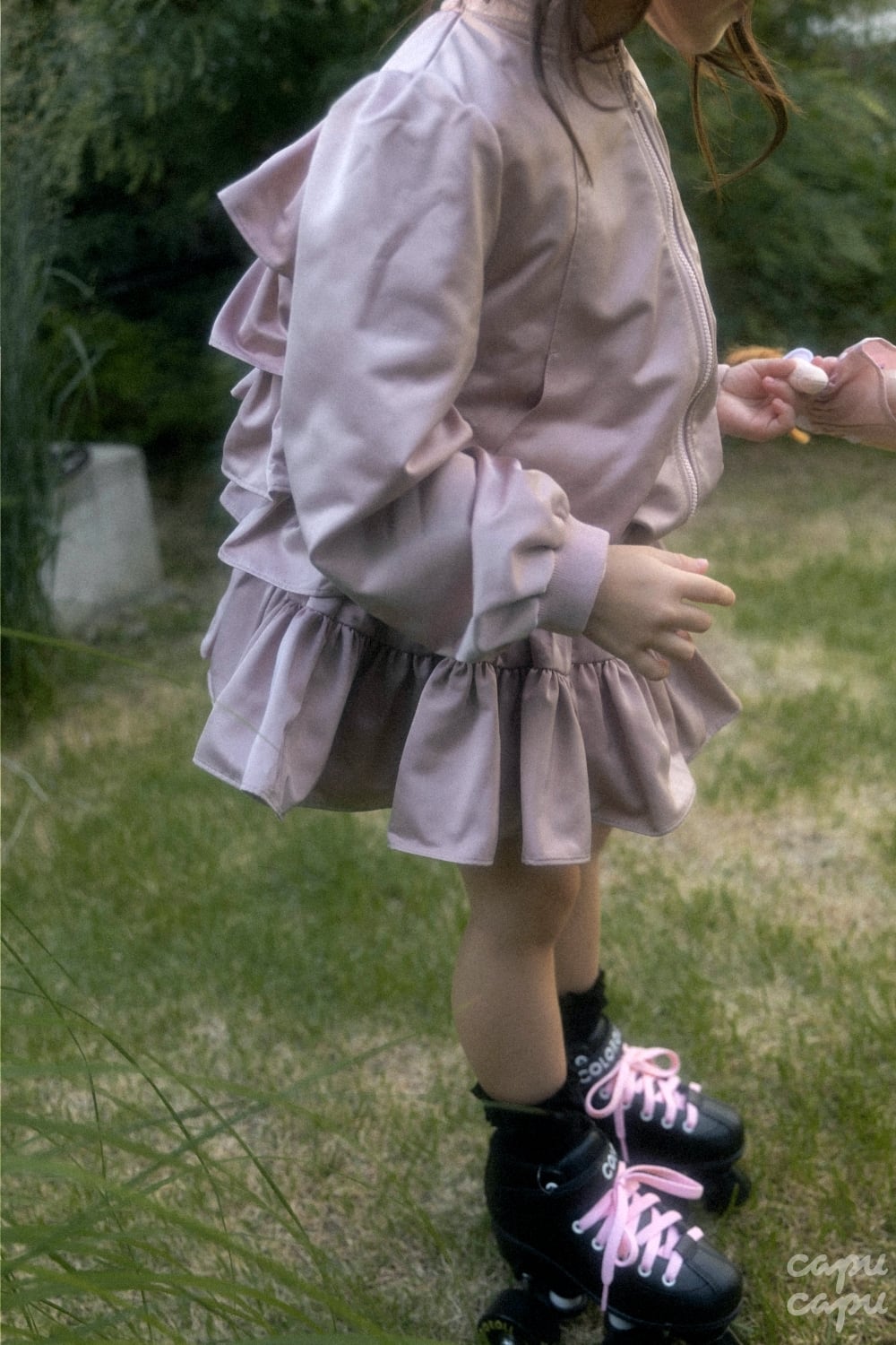 ジャケット・ブルゾン wonnyribbon autumn p-frill jacket skirt sold out»ブラック S(80~95サイズ)«wonny ribbon» Autumn P-frill