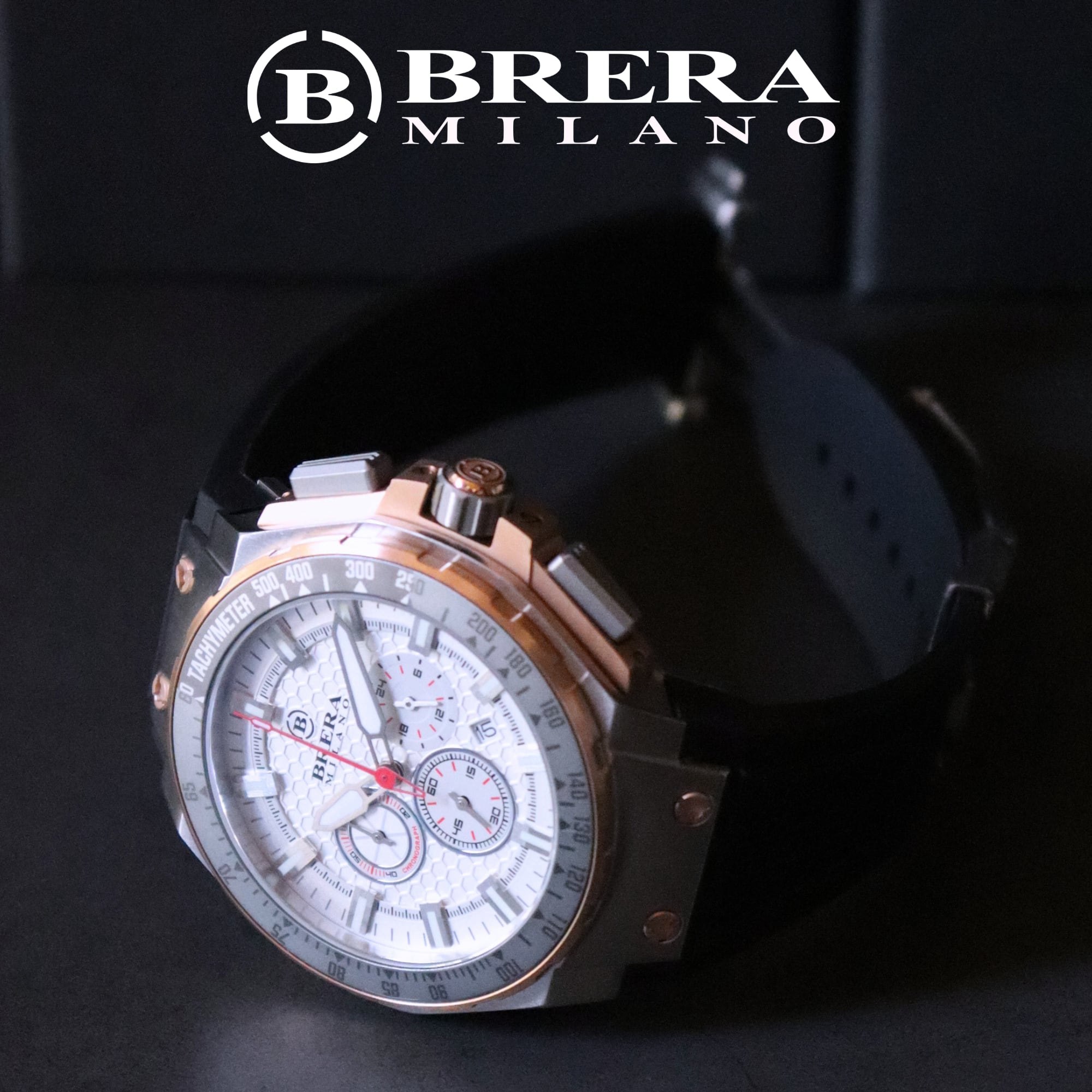 BRERA MILANO GRANTURISMO GT2 QUARTZ CHRONOGRAPH BMGTQC4505B