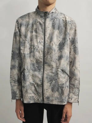 vintage pattern zip jacket