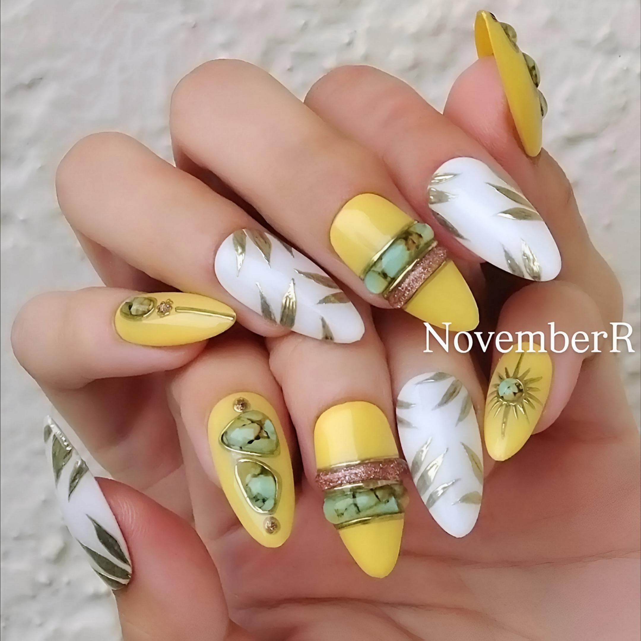 LA882☆リゾートネイルチップ | NovemberR 〰️ネイルチップ販売〰️