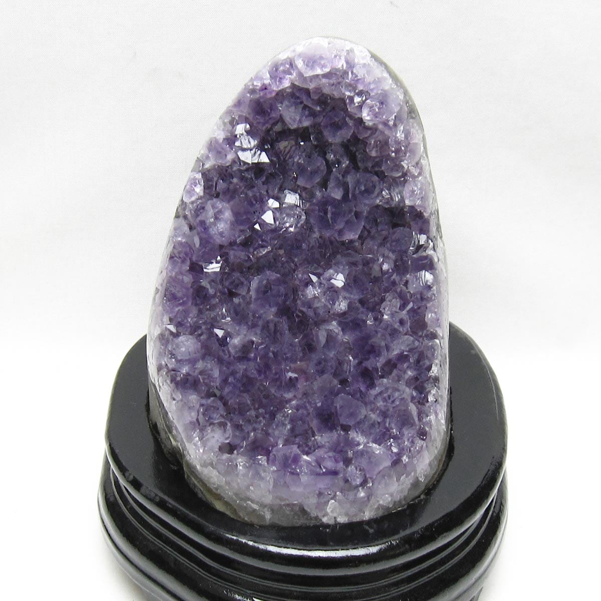1.3Kg アメジスト クラスター ウルグアイ産 アメジスト 原石 amethyst 台座付属 一点物 182-8791