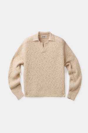 [COOR] Crochet Collar Knit (Natural) 正規品 韓国ブランド 韓国通販 韓国代行 韓国ファッション クール クーア クアー COOR 日本 店舗