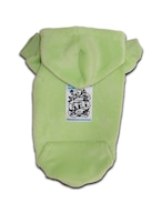 LOGO SPRAY ROSE PATCH PET HOODIE green