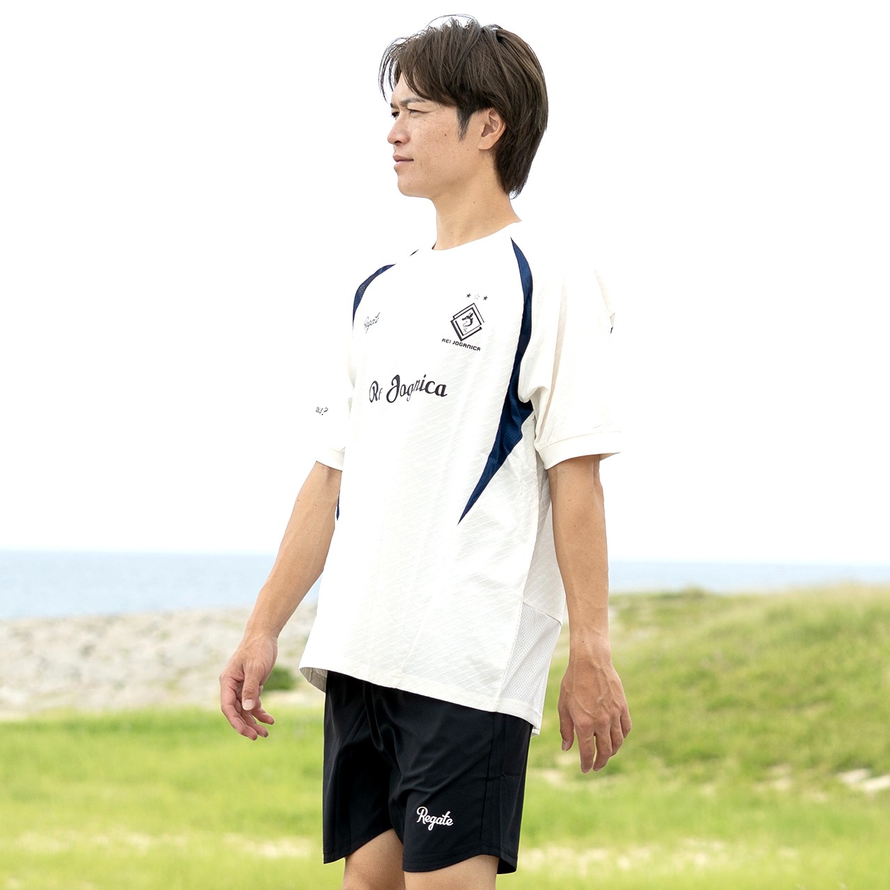 REI JOGANICA LIFE STYLE TEE（ベージュ×ブラック） - 7