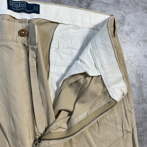 90-00s Ralph Lauren 2タックチノパン 38/32 詳細写真7