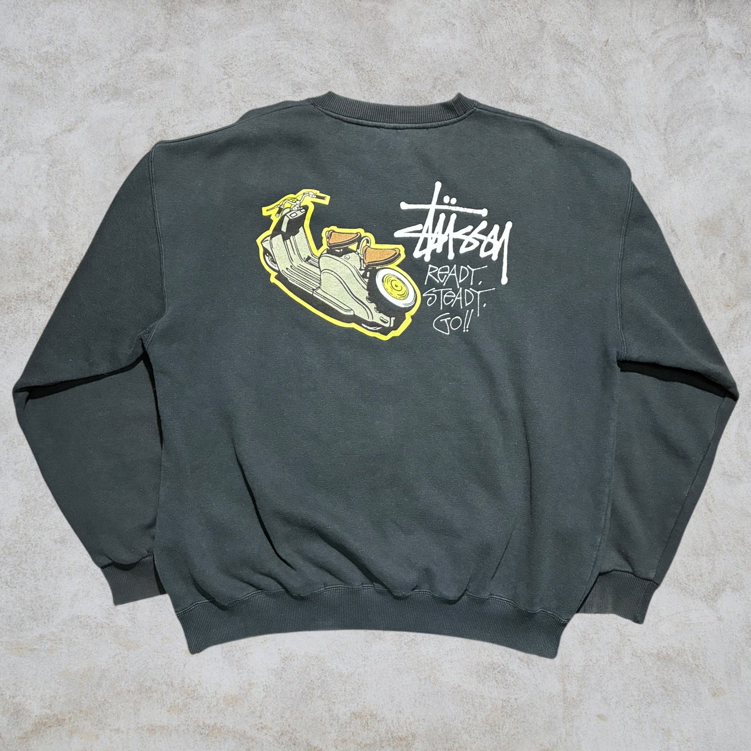 00's old stussy Design Tee “dead stock” “25th Anniversary”【高円寺