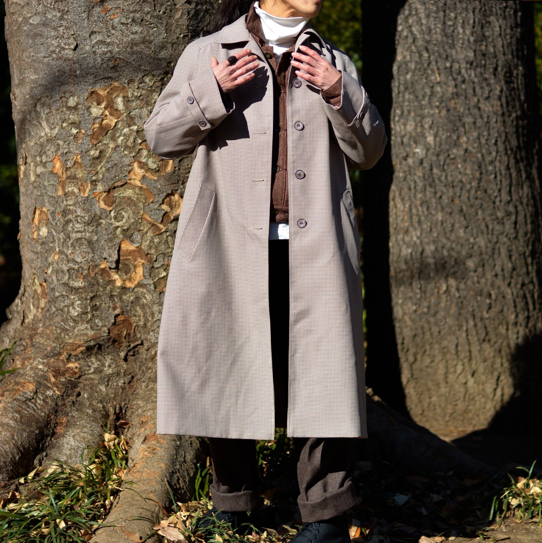 MADE IN FRANCE】ガンクラブチェックレインコート”IMPERMEABLE A