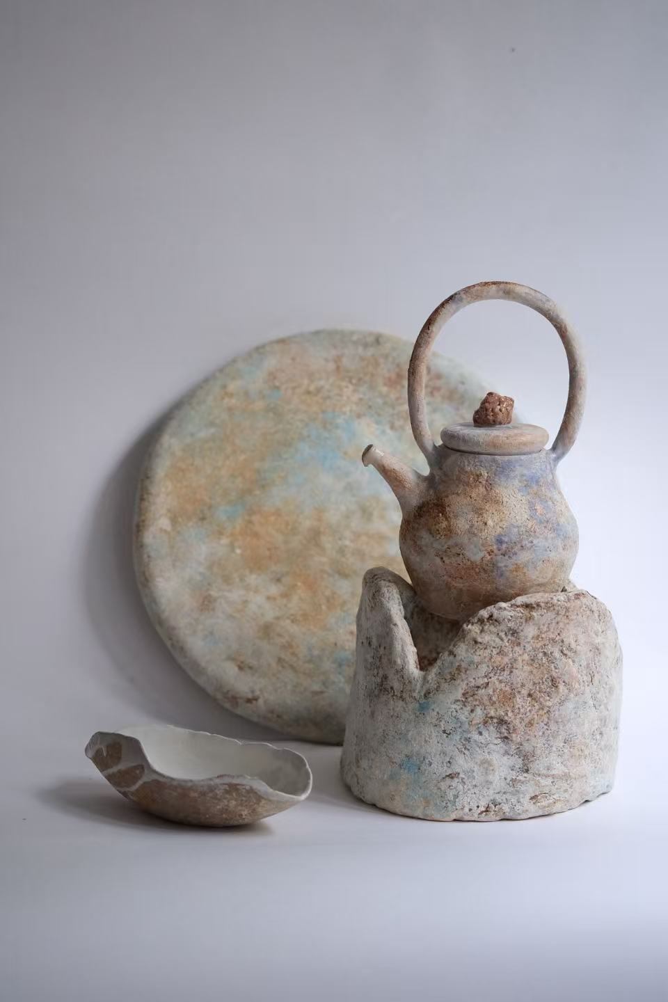 故金あかり Akari Karugane - 敷板 plate | Road of Tea 茶ノ路