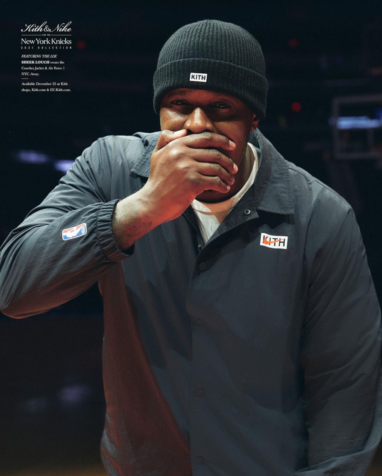 KITH×NIKE×New York Knicks Coaches Jacket | Wolf Wall World KITH×NIKE×New York Knicks Coaches Jacket | Wolf Wall World