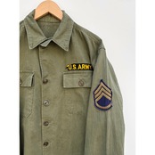 40〜50s US ARMY "M-47" HBT SHIRT Size SMALL