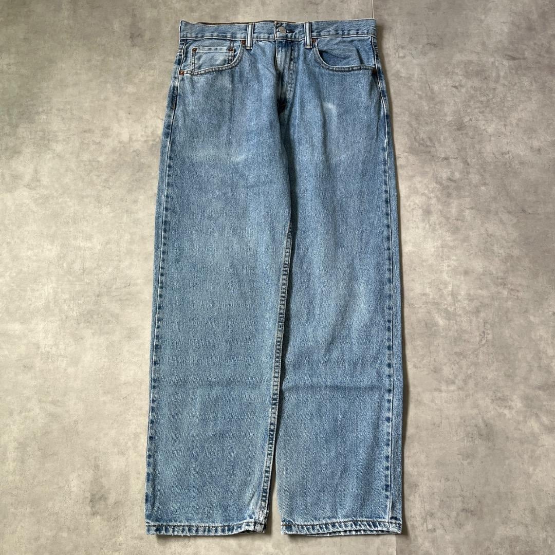 リーバイス550 Levis W32 ブルーデニム 青 古着 ボトム 17509