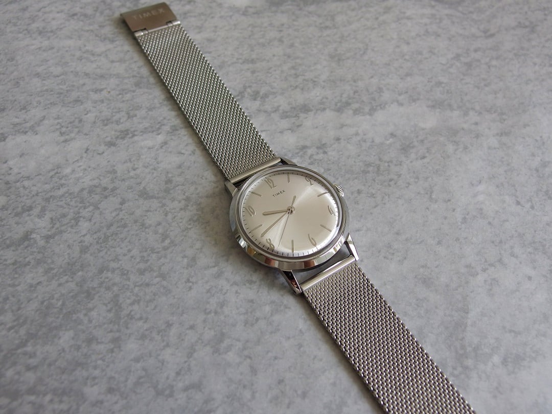 TIMEX】Marlin （マーリン）シルバーブレス TW2T18500 機械式/手巻き