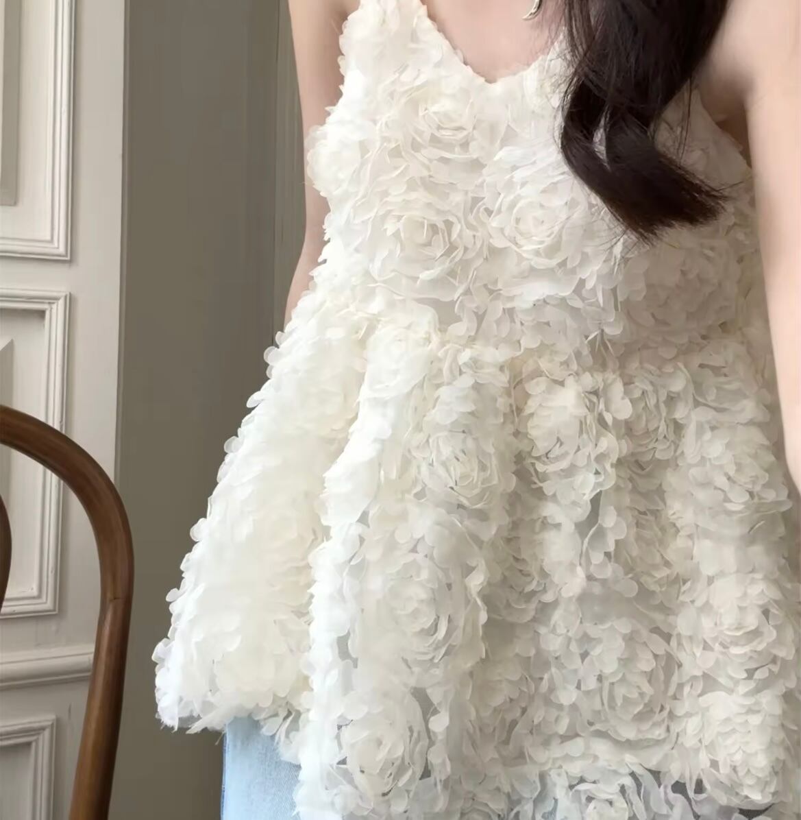 ロマンチックフラワーキャミソール