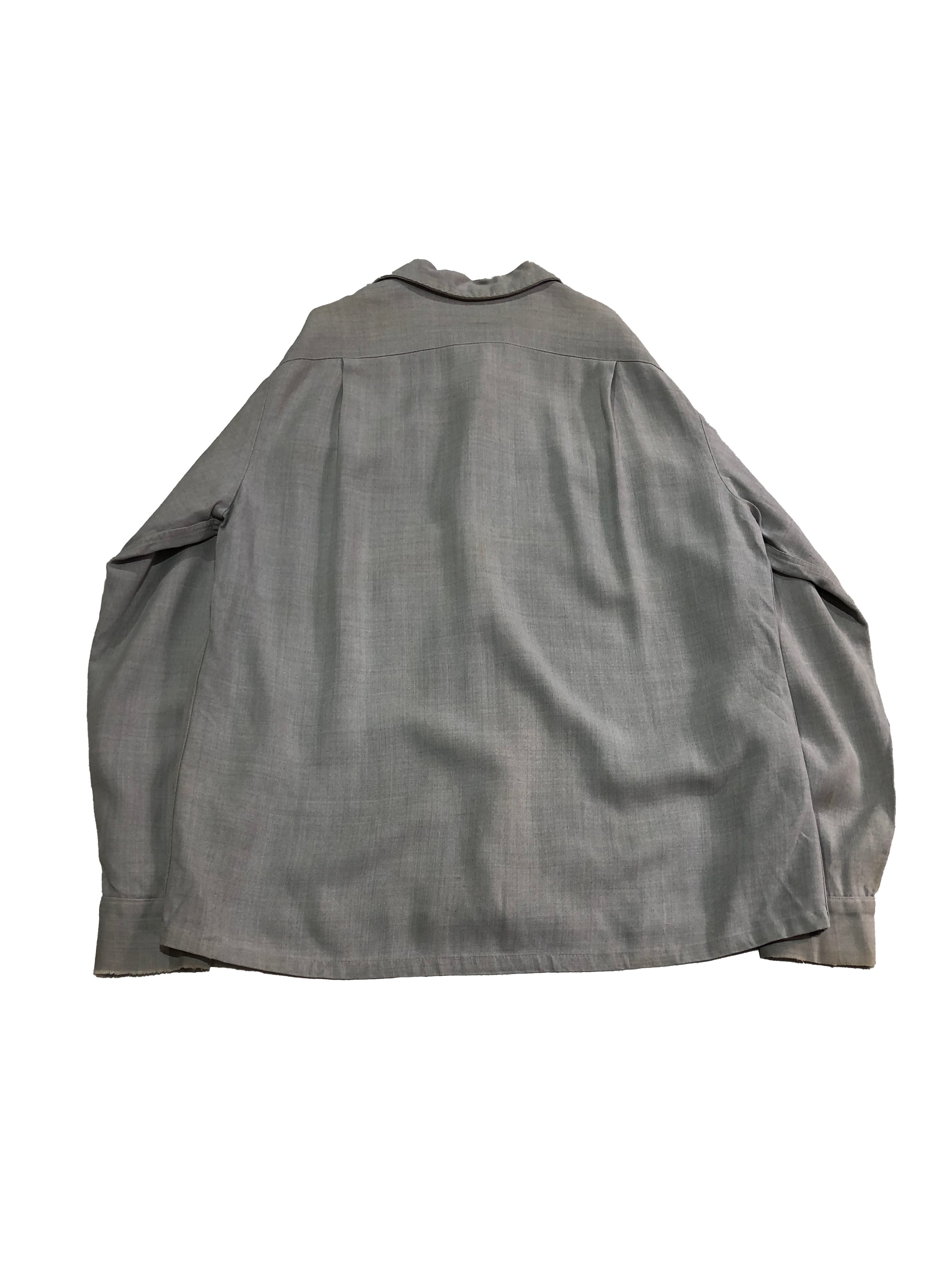 1950s-1960s Vintage Rayon Gabardine Shirt | ooooo/オーズ 1950s-1960s Vintage Rayon Gabardine Shirt | ooooo/オーズ