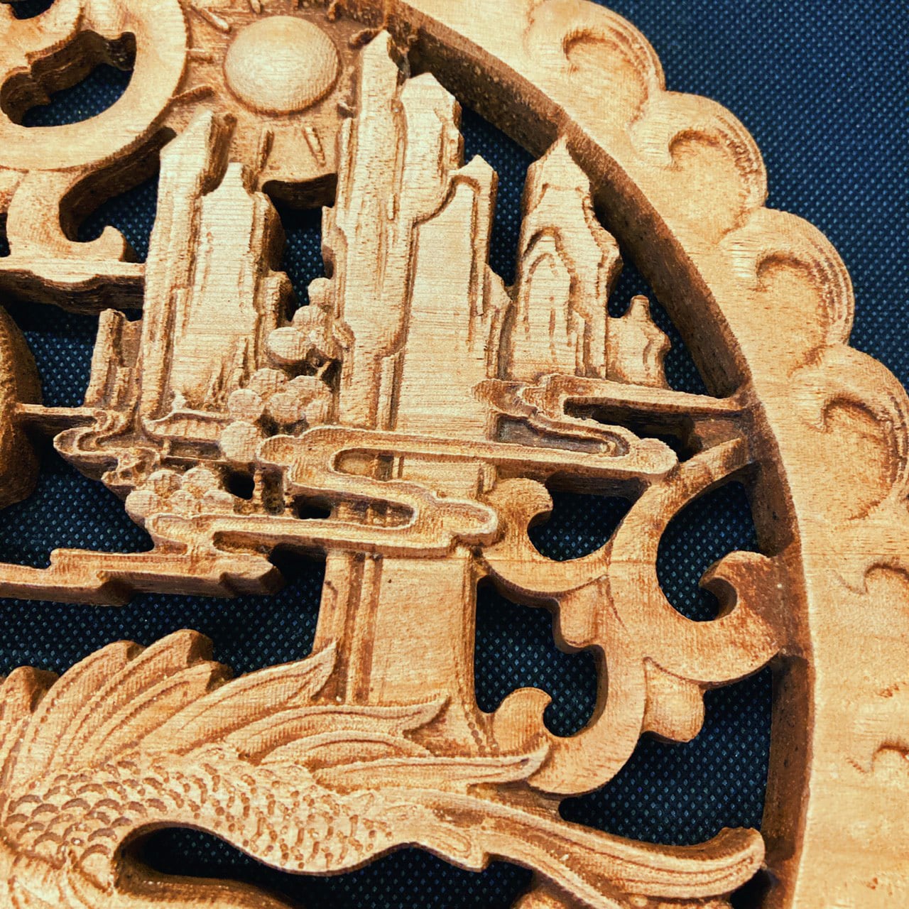 大鵬展翅 （鷹・鷲） | 月下蓮華彫刻堂