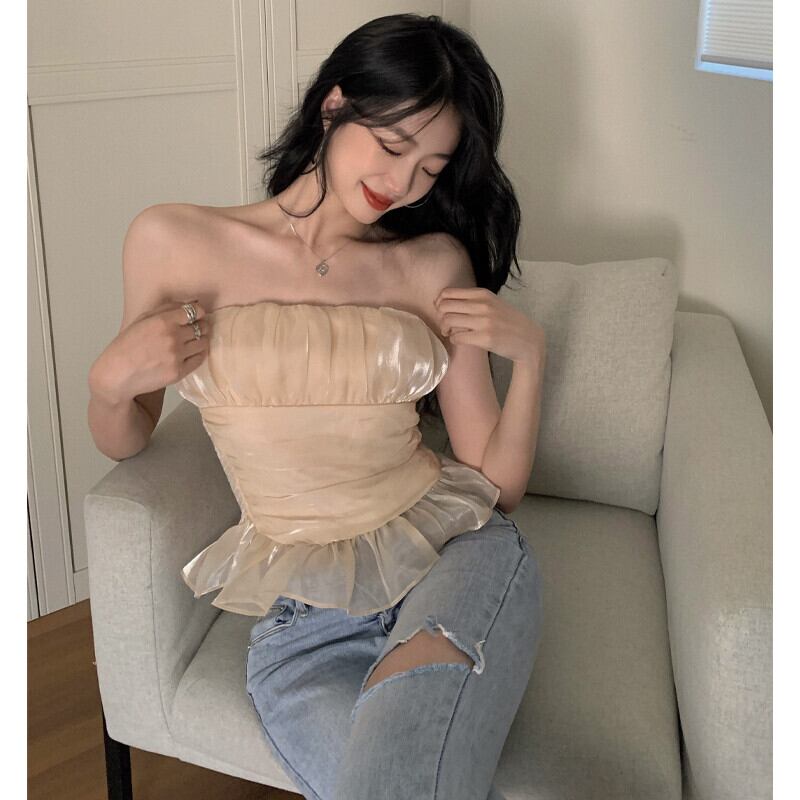 ウェストトップス サマーショート 夏物 ガールズファッション14707093829