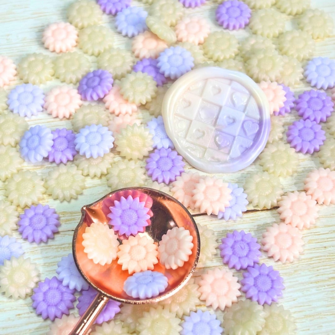 【サンフラワー型】【4種ミックス】プリティーサンフラワー【約100粒】#SWBS-PS