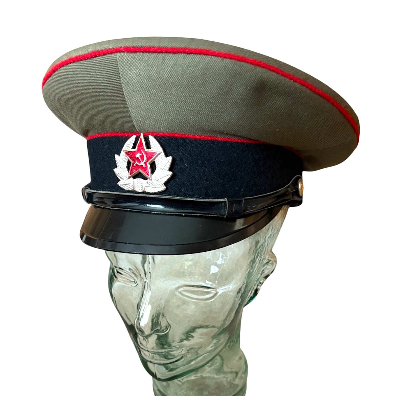 ソ連軍 ( ロシア軍 ) 制帽 帽子 ミリタリーキャップ Cap サイズ57
