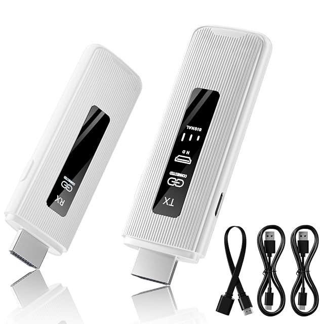 AIMIBO ワイヤレスHDMI 送受信機セット無線設定不要フルHD 技適取得済