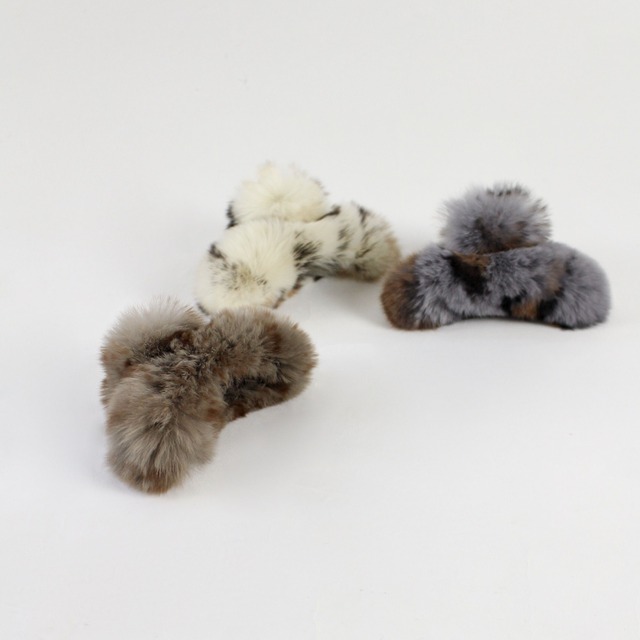 leopard far hair clip-3 color