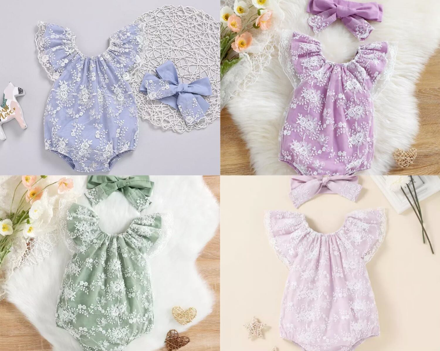 ロンパース / 女の子 / 〜18ヶ月( A〜D )