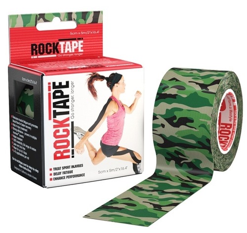 ロックテープ-スタンダード-グリーンカモ / ROCKTAPE 5cm*5m standard GreenCamo