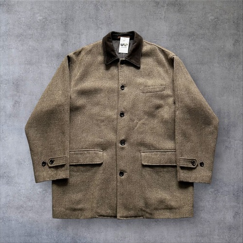 Special!! 1989s COMME des GARCONS HOMME Leather× Wool Half Coat【高円寺店】
