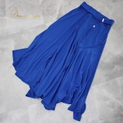 社交ダンス 衣装 スタンダード スカート レッスンウェア レディース ラインストーン 無地 青 ブルー系 シンプル フォーマル 上品 練習着 ダンス スカート 高級 ロイヤルブルー ラインストーン付き おしゃれ ストレッチ 多層 シルエット 動きやすい 大人向け イベント 外出 用途別 セクシー 上品さ 柔らかい 体型カバー