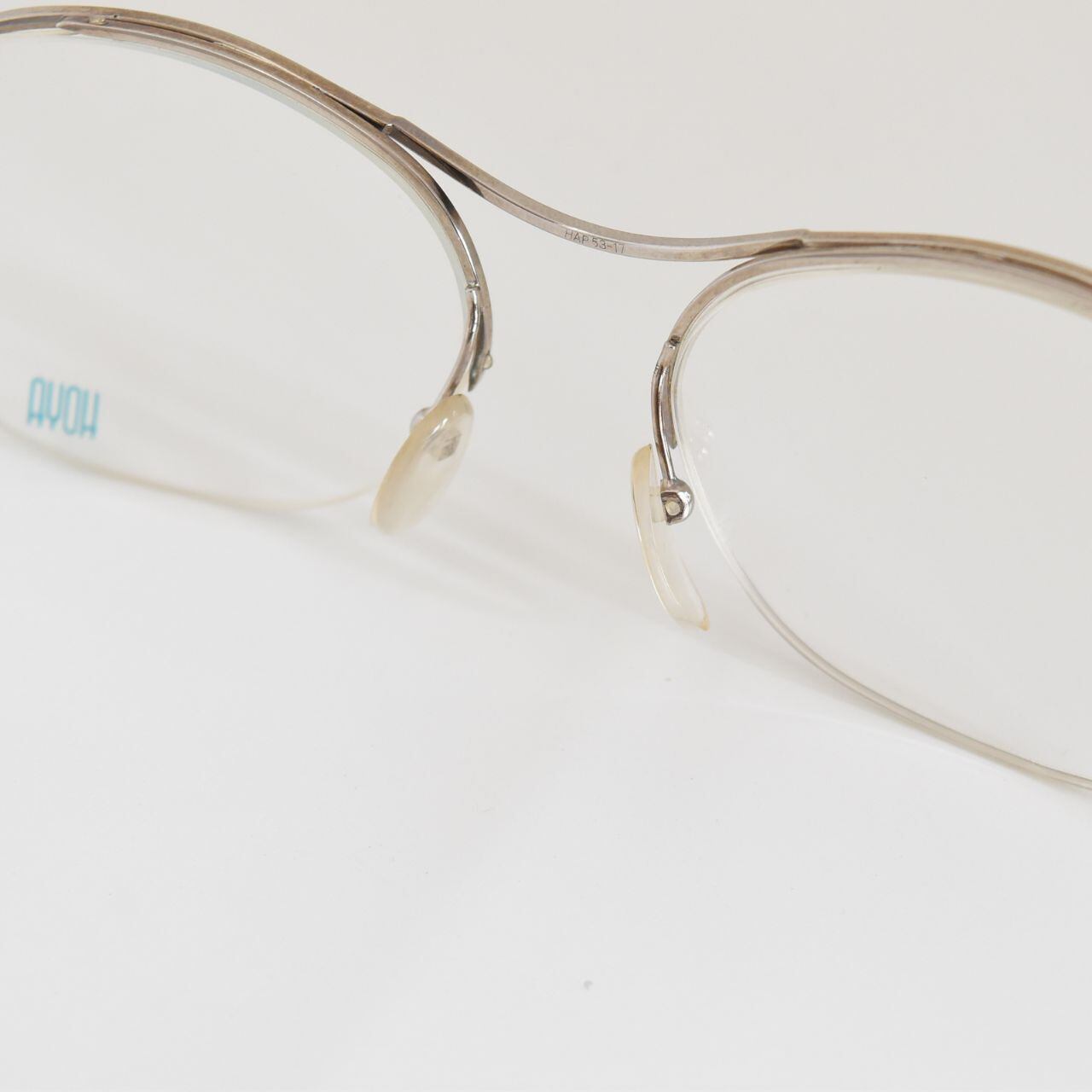 90s Japan Vintage》HOYA製ナイロール(ハーフリム) / ワンブリッジ
