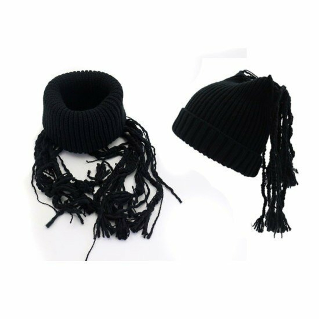  TOPANGA FASHION　ブレイズニットビーニーブラック 