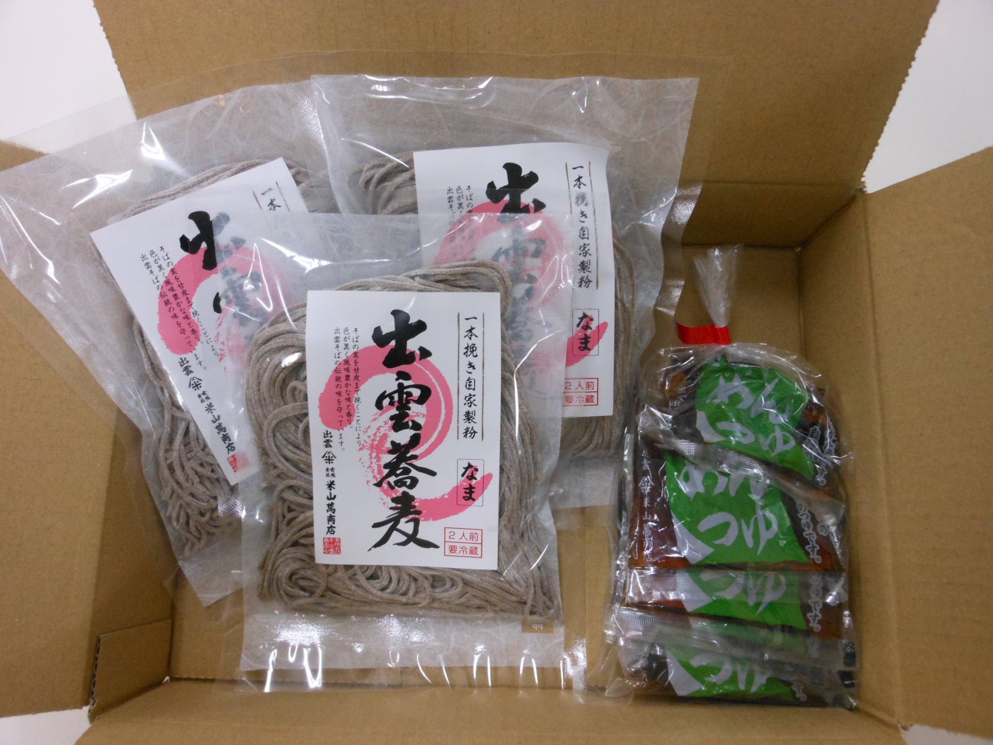 打ち立て出荷】出雲本なまそば（6人前・つゆ付セット） | 【公式】出雲