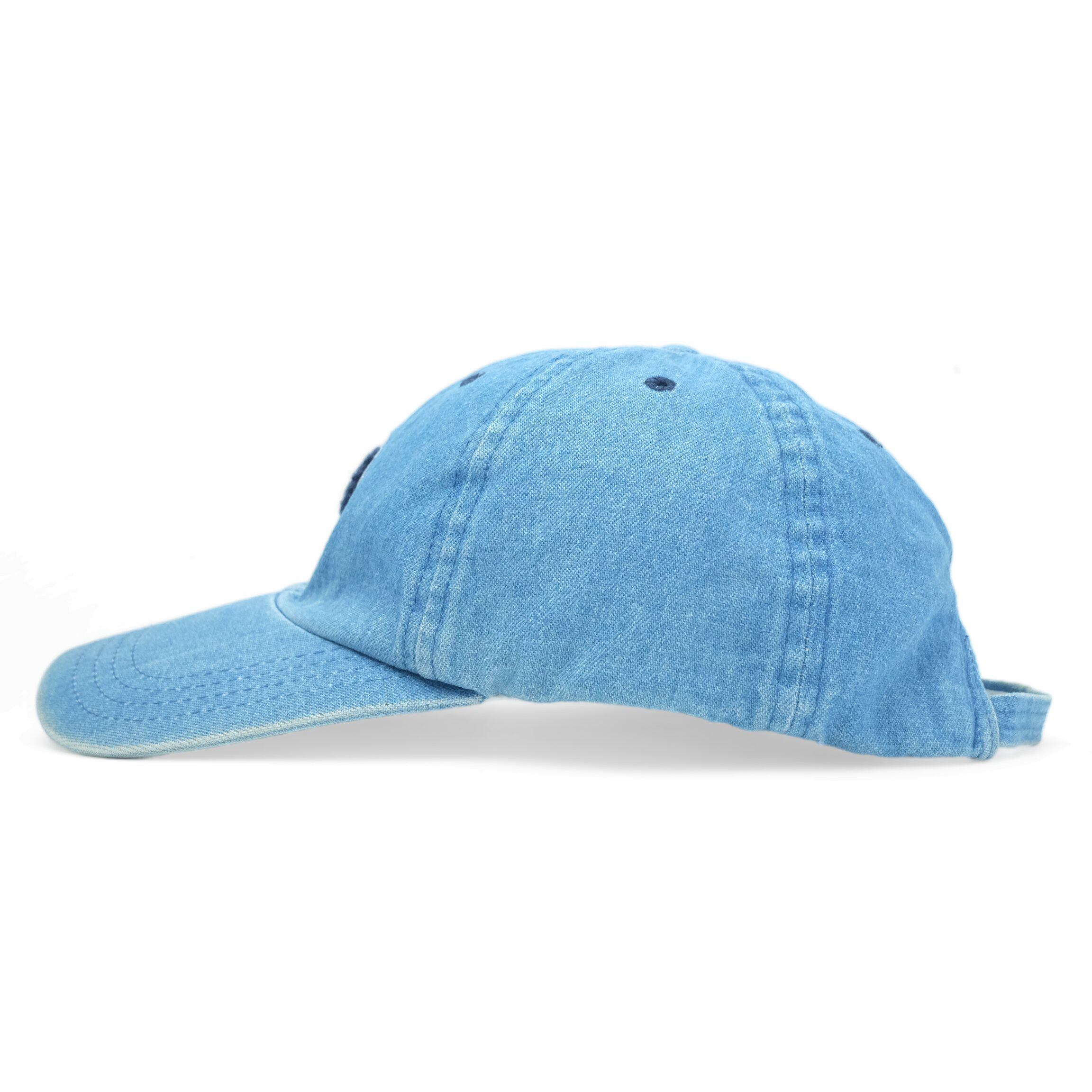 90s Polo Sport P Logo Denim Cap / Light Blue | Rosy Goods