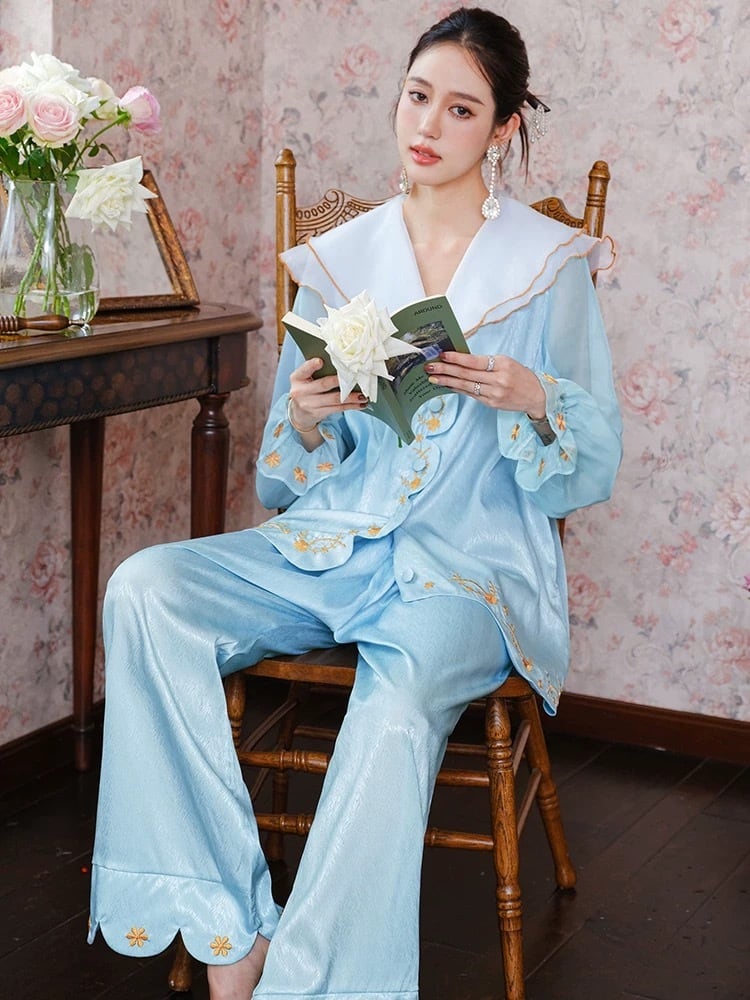 上品Harrodsハロッズ 淡い水色ワンピーススーツ セットアップ 上品Harrodsハロッズ 淡い水色ワンピーススーツ セットアップ Harrods