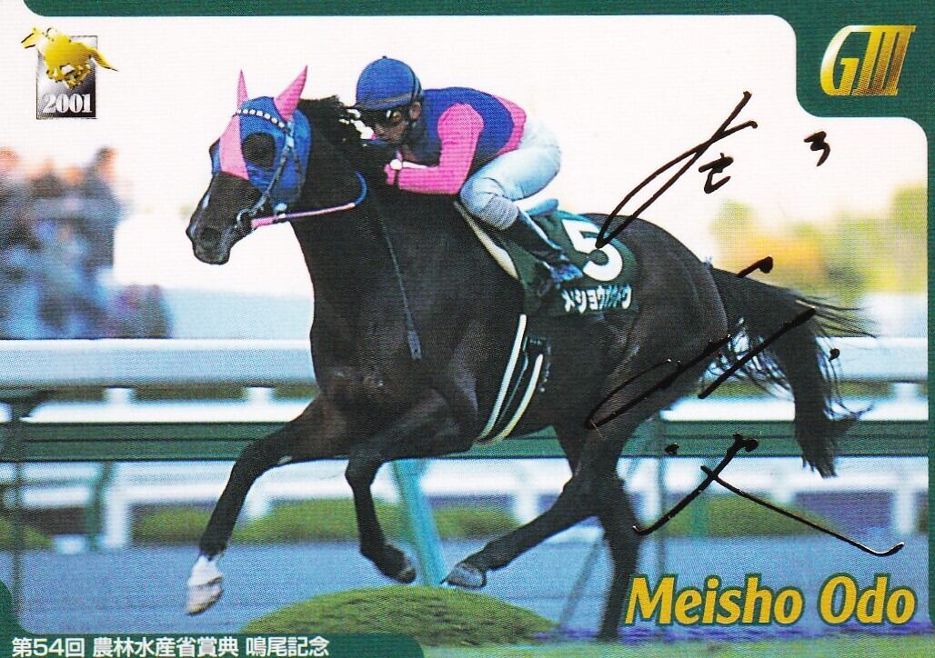 武豊 1999 GI WINNING JOCKEY サインカード 武豊 箔押しサインカード