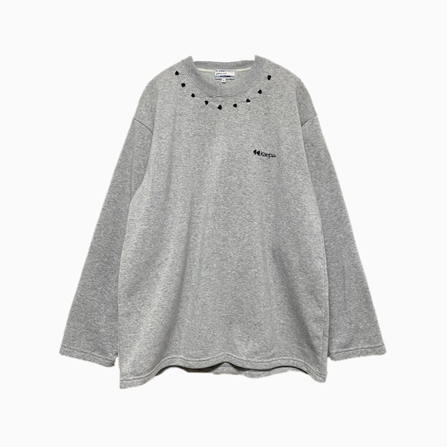 triangle embroidery sweat