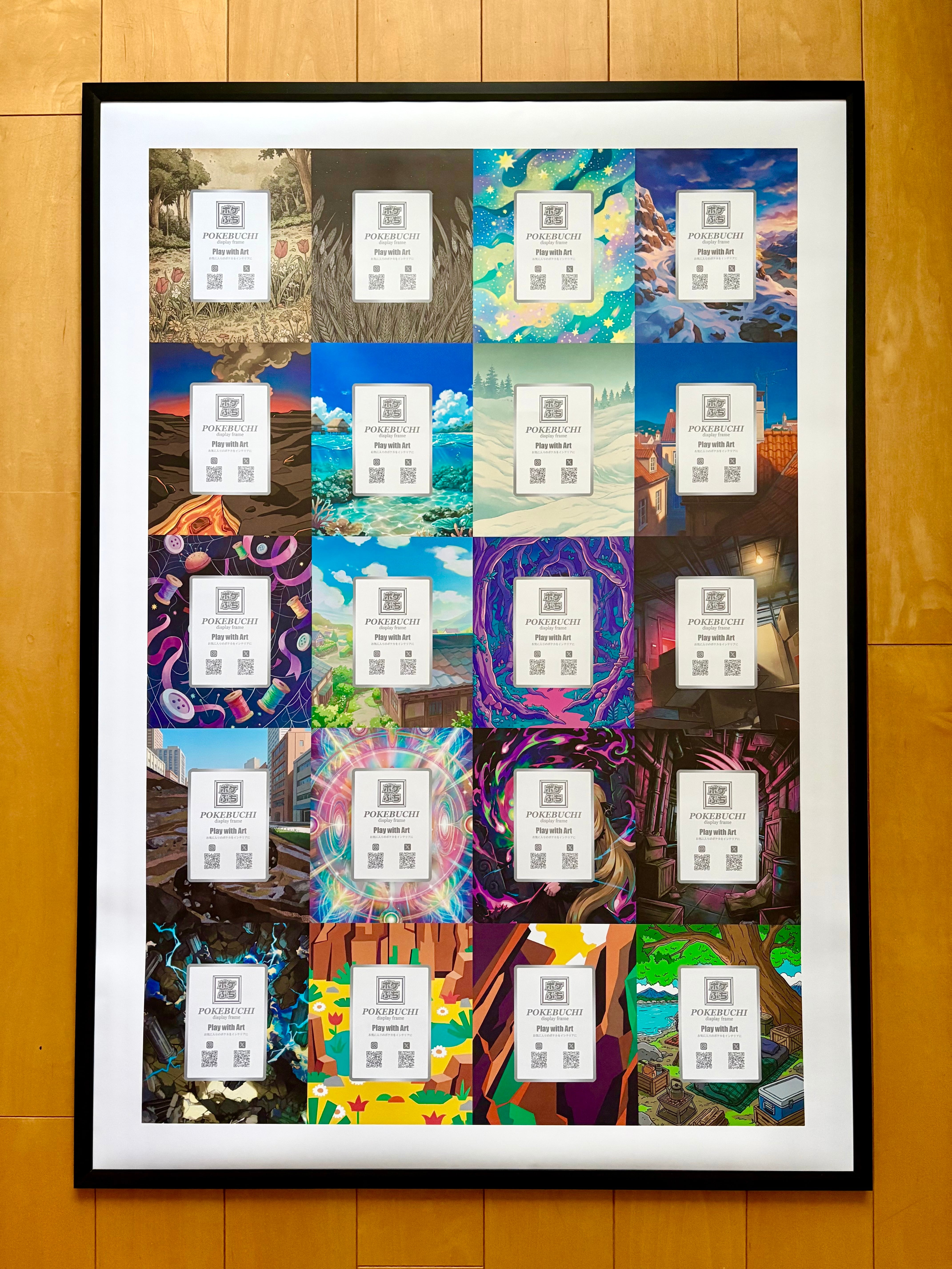3点まとめ買い　M2a 249/193 ポケぶち カード用額縁 フォトフレーム M2a AR コンプリートディスプレイフレーム | ポケぶち